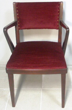 Mahogany armchair. 1950's.